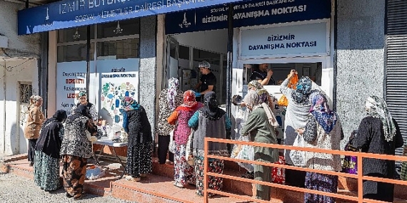Büyükşehir, dayanışma noktalarıyla İzmirlinin yanında