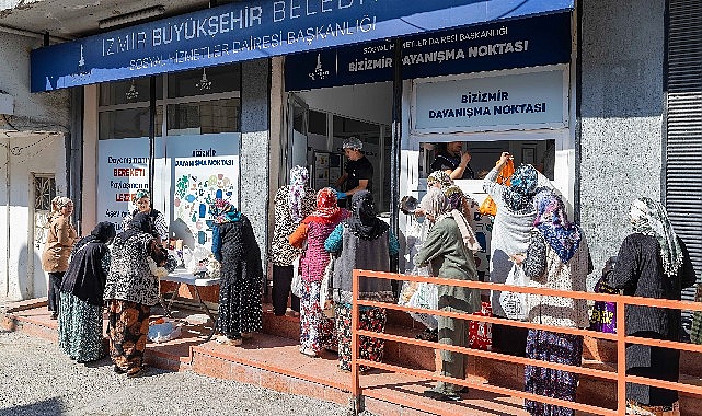 Büyükşehir, dayanışma noktalarıyla İzmirlinin yanında