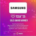 Samsung’a Türkiye Müşteri Deneyimi Ödülleri (TCXA) 2025’ten 3 Altın Ödül!